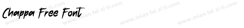 Chappa Free Font字体转换